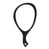 HAND MIRROR (XXL)BLACK 10X19"